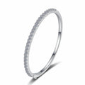 Bracelet with 1.68 Carat Moissanite Stones in Starry Sky Pattern on Platinum-Plated 925 Sterling Silver